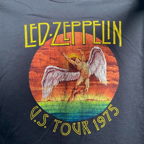 y2k hanes heavyweight led zeppelin large - Picture 3 of 4